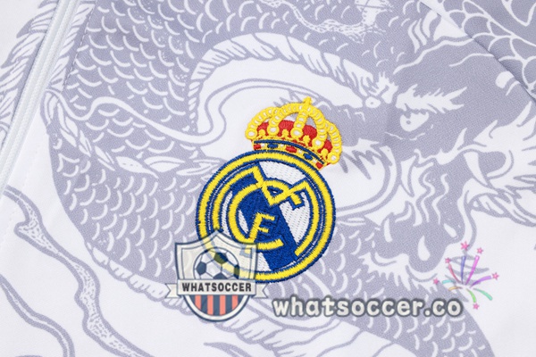 Training Jacket Real Madrid White 2024-2025