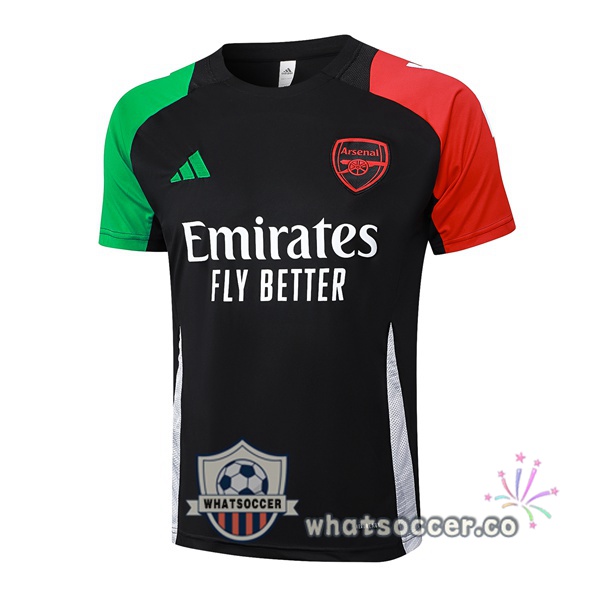 Arsenal Training T-Shirts Black Red Green 2024-2025