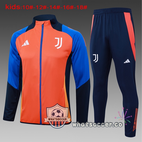 Training Jacket Juventus Kids Orange 2024-2025