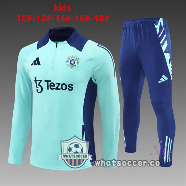 Tracksuit Manchester United Kids Blue 2024-2025
