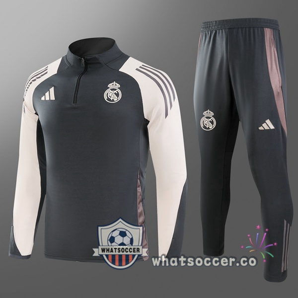 Tracksuit Real Madrid Kids Gray 2024-2025