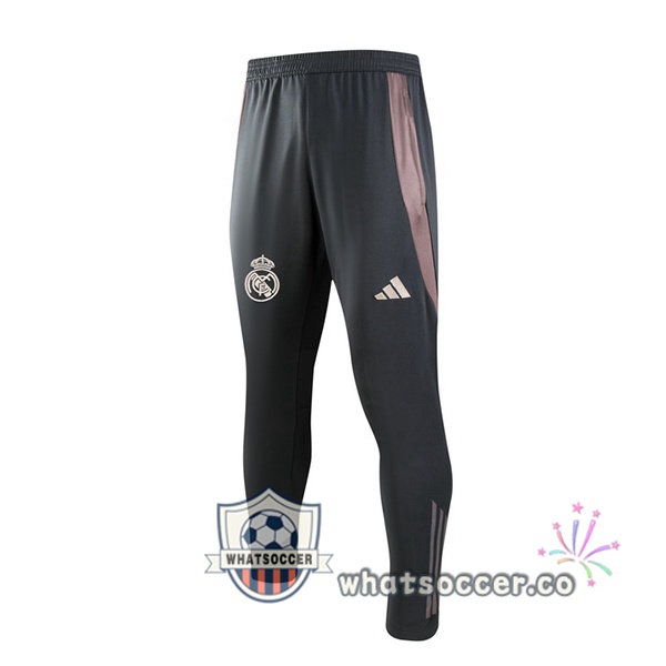 Real Madrid Soccer Pants Gray 2024-2025