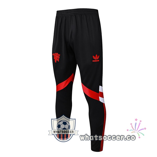 Manchester United Soccer Pants Black 2024-2025