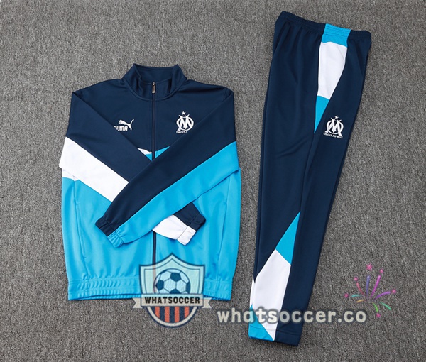 Training Jacket Olympique de Marseille Blue Royal 2024-2025