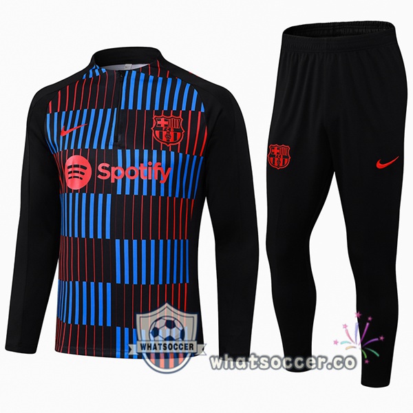 Tracksuit FC Barcelona Blue Black Red 2024-2025
