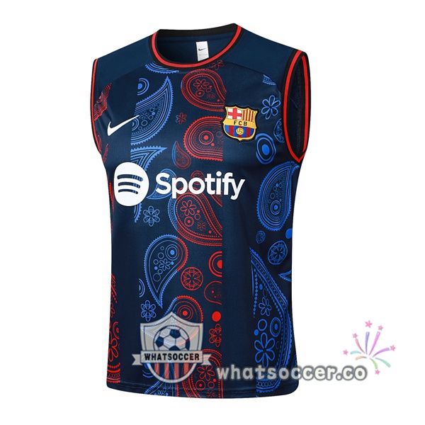 FC Barcelona Soccer Vest Blue Royal 2024-2025