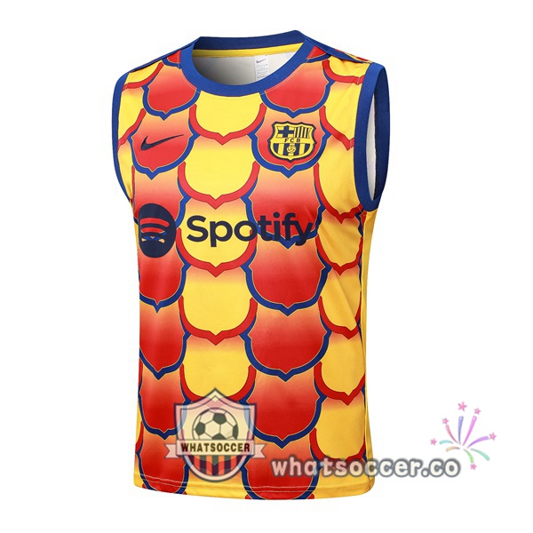 FC Barcelona Soccer Vest Yellow 2024-2025