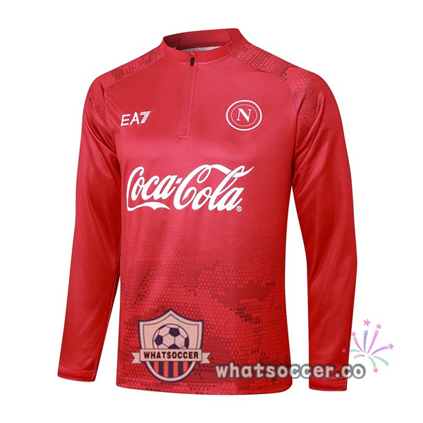 Soccer Sweater SSC Napoli Red 2024-2025