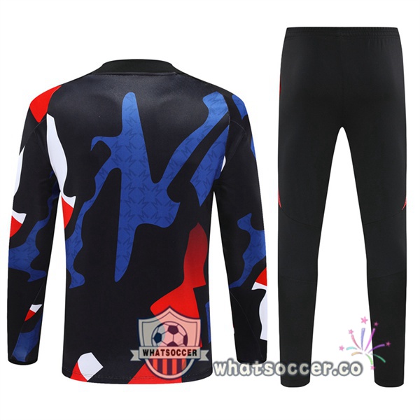 Tracksuit Manchester United Black Red 2024-2025