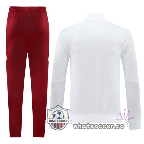 Training Jacket AS Roma White 2024-2025
