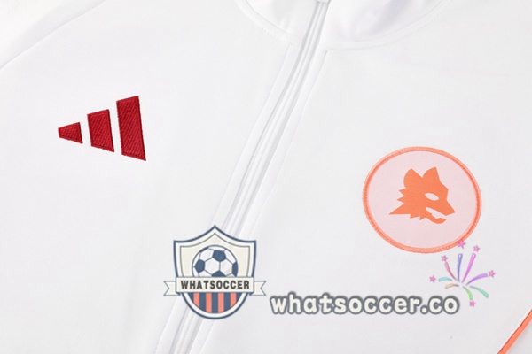 Training Jacket AS Roma White 2024-2025