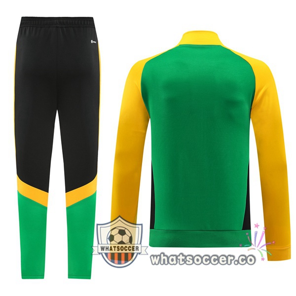 Training Jacket Arsenal Green Yellow 2024-2025