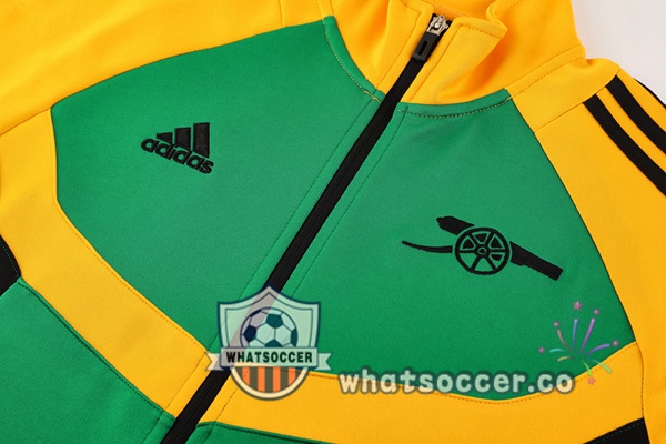 Training Jacket Arsenal Green Yellow 2024-2025