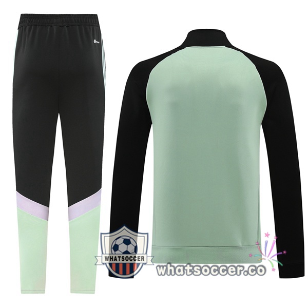 Training Jacket Real Madrid Black Green 2024-2025