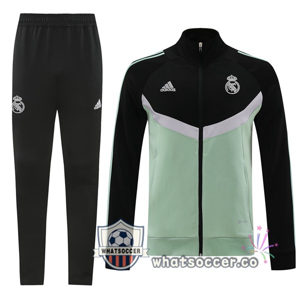 Training Jacket Real Madrid Black Green 2024-2025