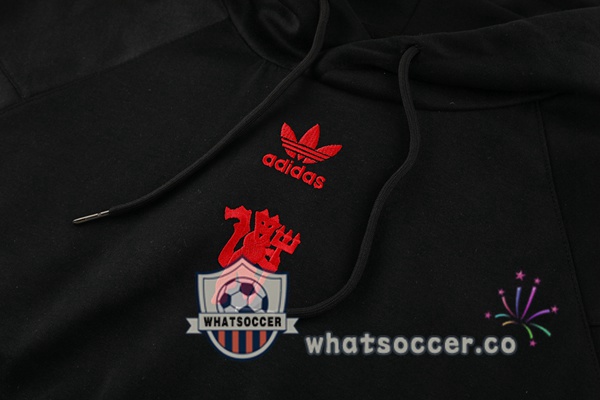 Tracksuit - Hooded Manchester United Black 2024-2025