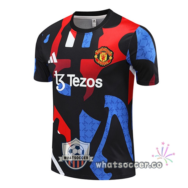 Manchester United Training T-Shirts Red Blue Black 2024-2025
