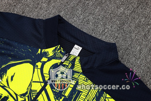 Tracksuit Manchester City Green Blue Royal 2024-2025