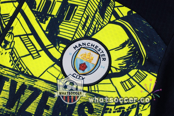 Tracksuit Manchester City Green Blue Royal 2024-2025