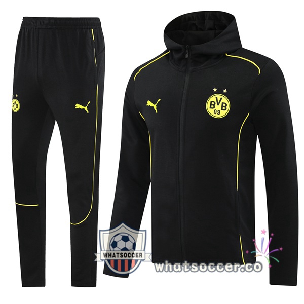 Tracksuit - Windbreaker Dortmund BVB Black 2024-2025