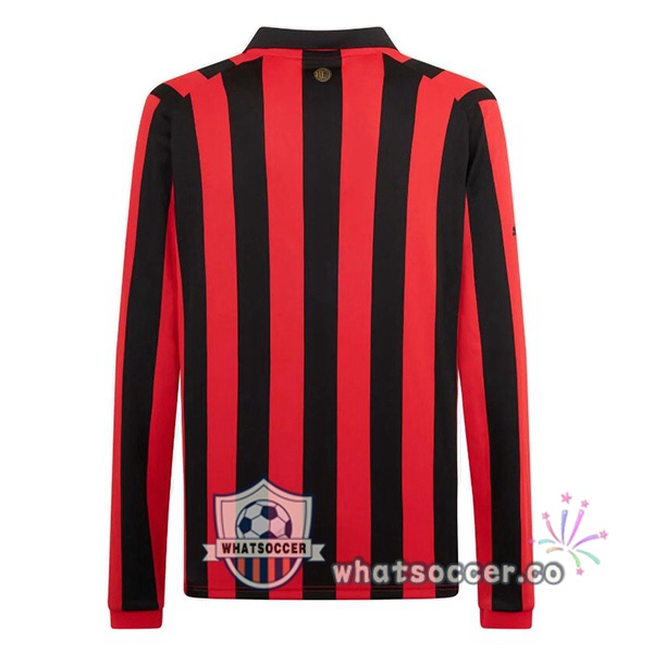 AC Milan 125th Anniversary Edition Long Sleeve Red Black 2024-2025