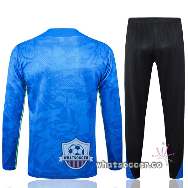 Tracksuit FC Barcelona Blue Green 2024-2025