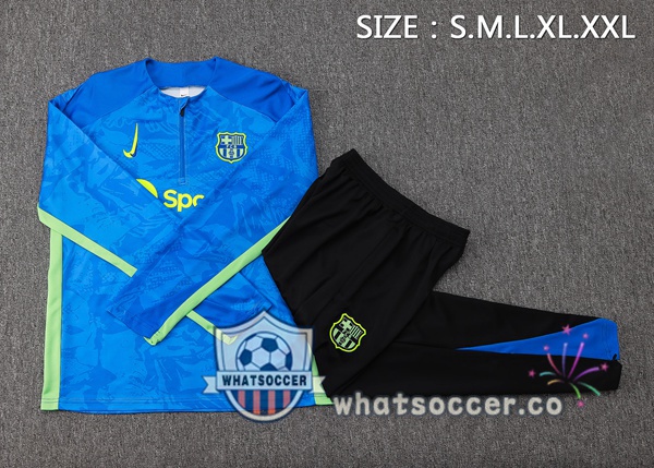 Tracksuit FC Barcelona Blue Green 2024-2025