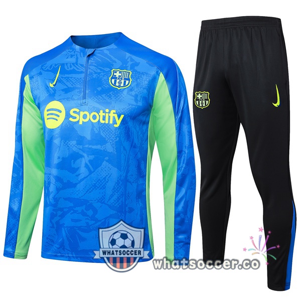 Tracksuit FC Barcelona Blue Green 2024-2025