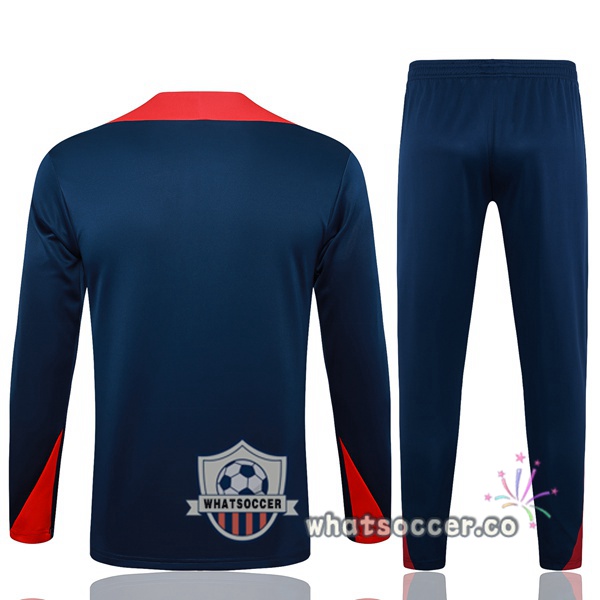 Tracksuit FC Barcelona Blue Royal Red 2024-2025
