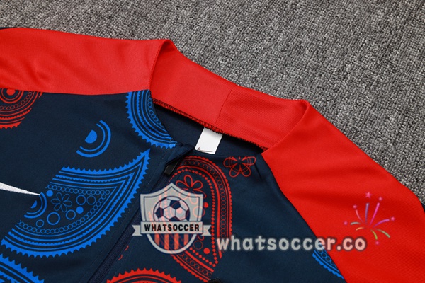 Tracksuit FC Barcelona Blue Royal Red 2024-2025