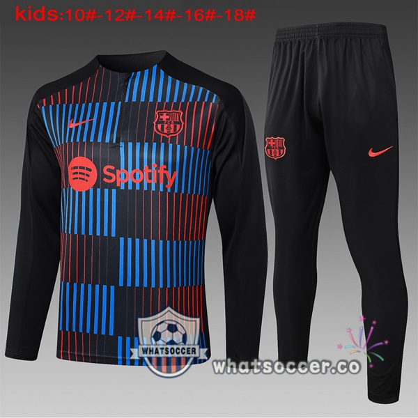 Tracksuit FC Barcelona Kids Red Blue Royal 2024-2025
