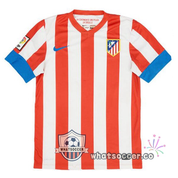 Atletico Madrid Retro Home White Red 2012-2013