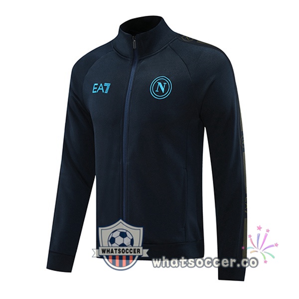 Soccer Jacket SSC Napoli Blue Royal 2024-2025