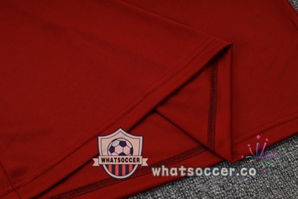 Training Polo Manchester United + Pants Red 2024-2025