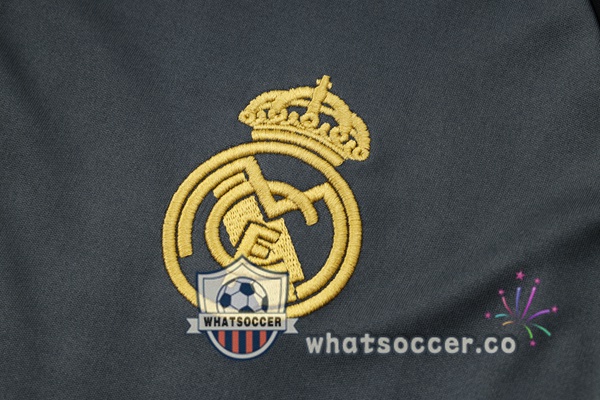 Training Polo Real Madrid + Pants Gray 2024-2025
