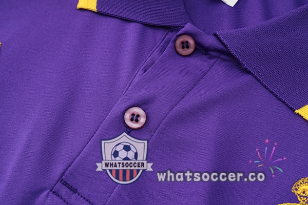 Training Polo Real Madrid + Pants Purple 2024-2025