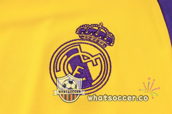 Training Polo Real Madrid + Pants Yellow 2024-2025