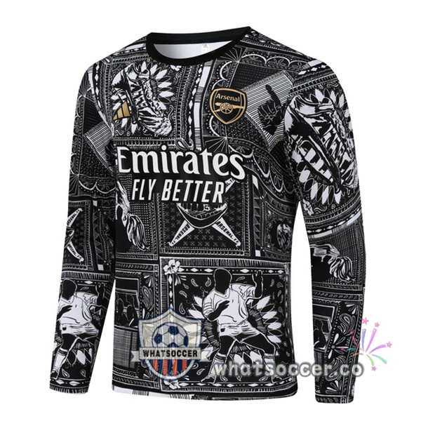Soccer Sweater Arsenal Black 2024-2025