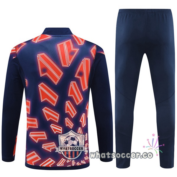 Tracksuit Juventus Red Blue Royal 2024-2025