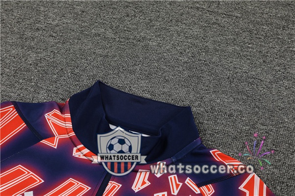 Tracksuit Juventus Red Blue Royal 2024-2025