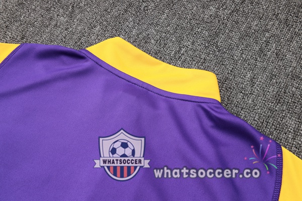 Tracksuit Real Madrid Purple Yellow 2024-2025