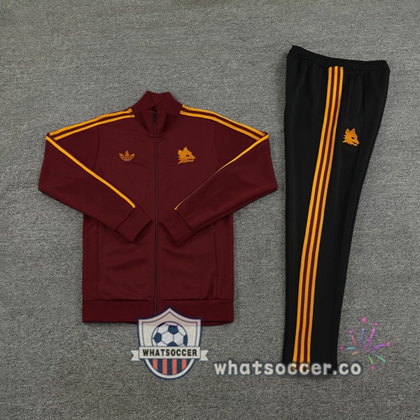 Training Jacket AS Roma Red 2024-2025