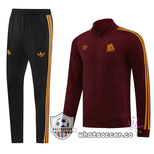 Training Jacket AS Roma Red 2024-2025