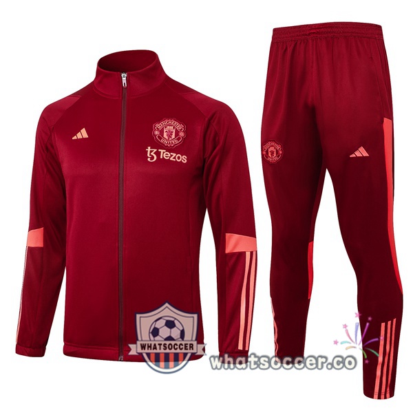 Training Jacket Manchester United Red 2024-2025