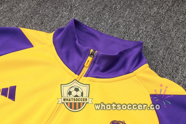 Training Jacket Real Madrid Yellow Purple 2024-2025