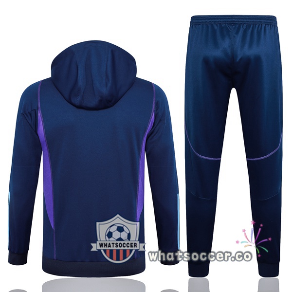 Tracksuit - Hooded Sweatshirt Argentina Blue Royal 2024-2025