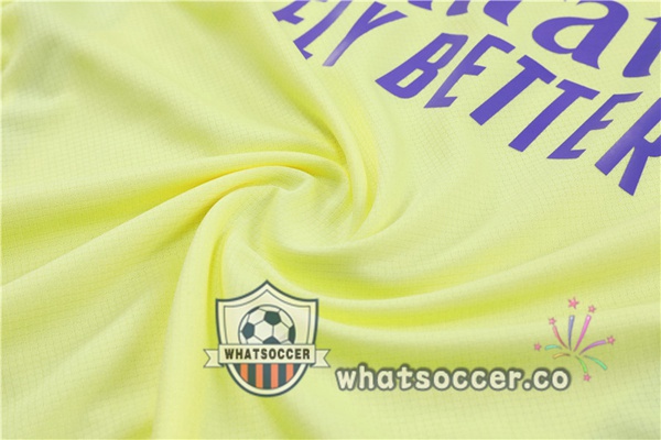Real Madrid Training T-Shirts + Shorts Yellow 2024-2025
