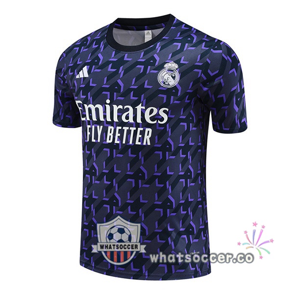 Real Madrid Training T-Shirts Blue Royal 2024-2025