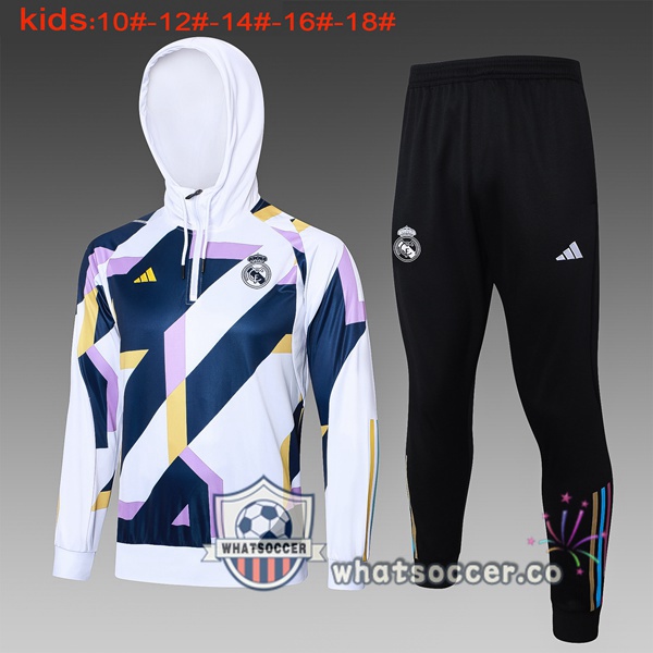 Tracksuit - Windbreaker Real Madrid Kids White 2024-2025