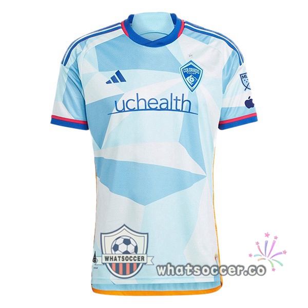 Colorado Rapids Away Soccer Jerseys Blue White 2024-2025